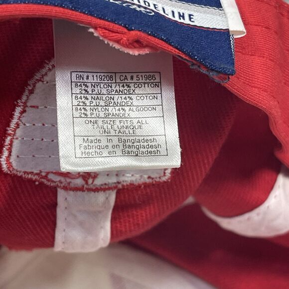 Kansas City Chiefs Hat Reebok AFC West Stretch Fitted Cap Red White One Size NFL - Picture 8 of 8